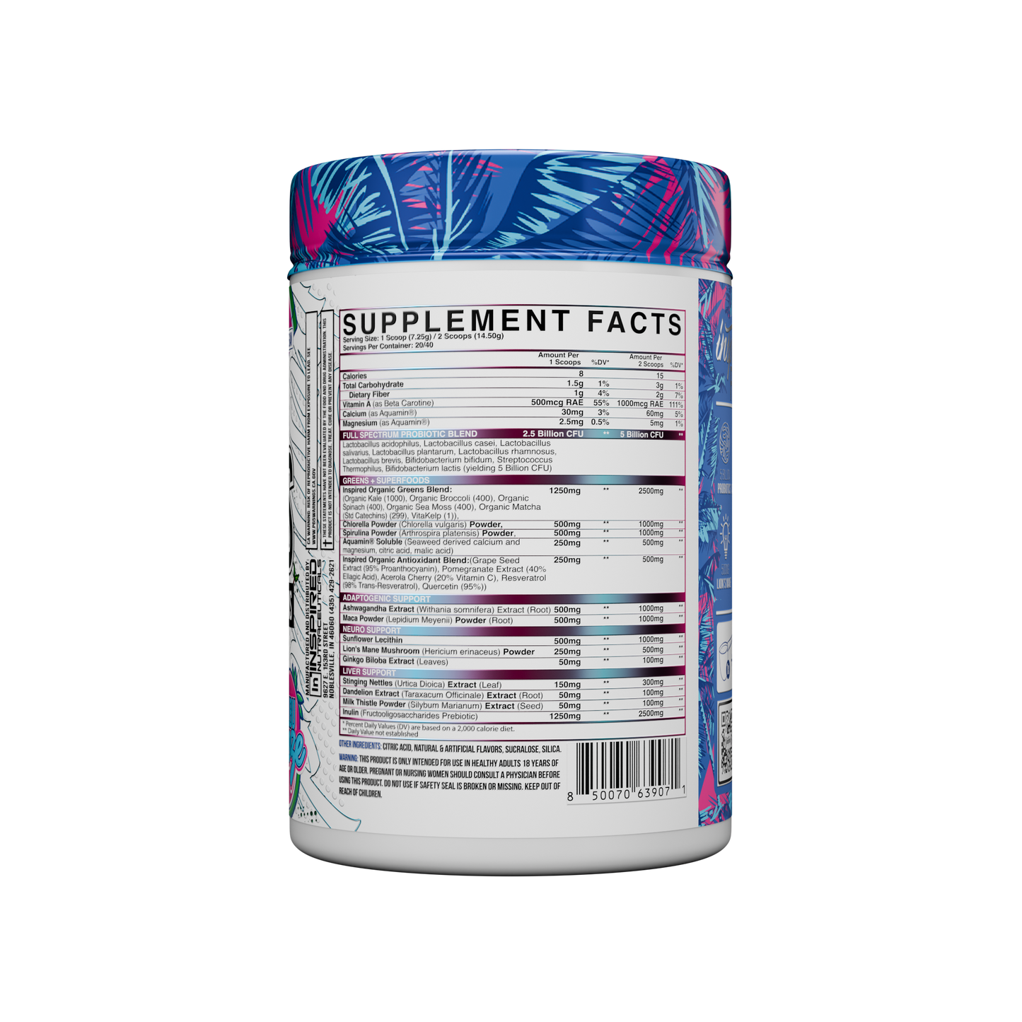 INSPIRED GREENS- Superfoods and Adaptogens